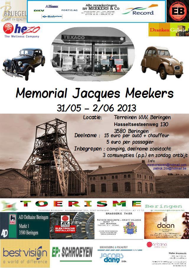 Memorial Jacques Meekers te Beringen