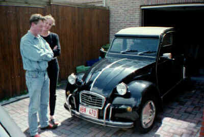 New owner with his 2 black beauties