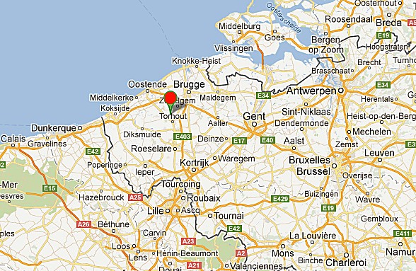 naar Gryspeerdt te Torhout via Google Maps