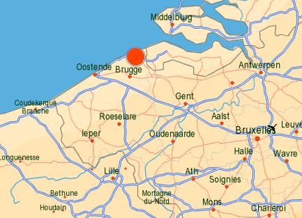via Google-Maps naar Lierman te Knokke-Heist