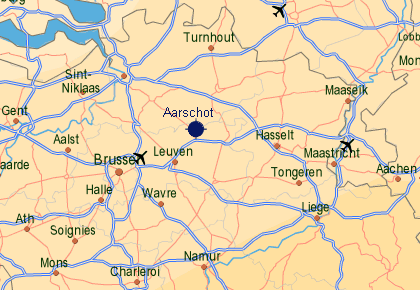 klik hier voor routebeschrijving naar Vanden Eynde te Aarschot via Google-Maps