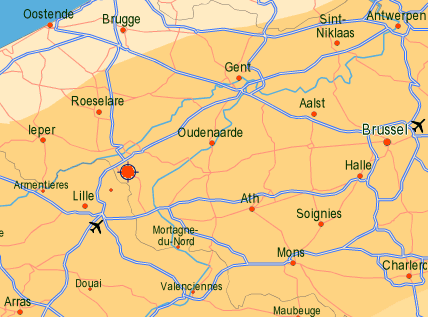 Verhaeghe - Mouscron via Google-Maps