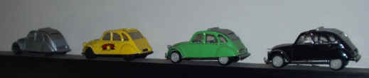 hallway, 2CV, size 1/43
