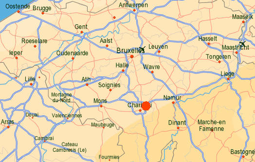 route vers Auto Bellens - Chatelineau