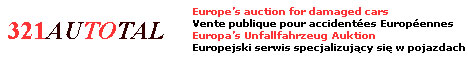 321AUTOTAL.com - Europe's Damaged Car Specialist