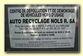 centre de depollution et de demontage